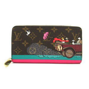 Louis Vuitton Evasion Zippy Wallet round long canvas Monogram brown